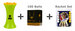 IPONG Topspin Bundle - with 100 Balls and Racket Set