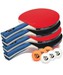 Killerspin Jet Set 4 Racket Set with 6 Balls