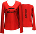 Killerspin Women's Mesh Long Sleeves Red