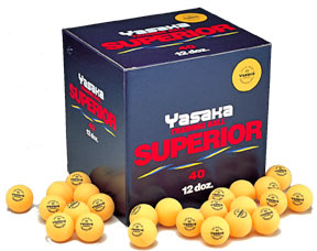 Yasaka Training balls 40 mm - Pack of 144