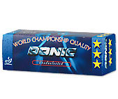 Donic 40mm 3-Star Balls - Pack of 3