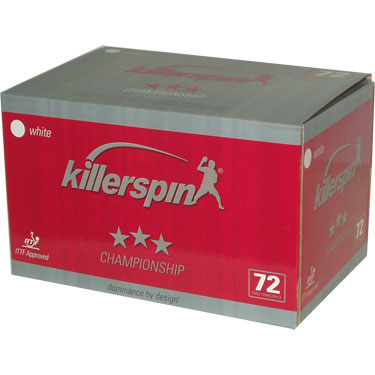 Killerspin Champion 3 Star Balls - Pack of 72
