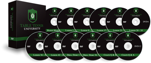Table Tennis University DVD Box Set
