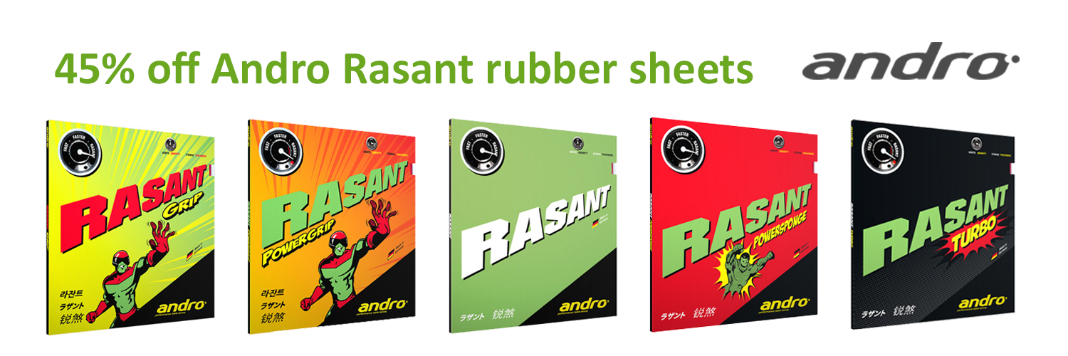 Andro Rasant Rubber Sale