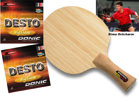 Revêtement Tennis De Table Plaquette De Tennis De Table DONIC Desto F3 Big Slam - Vitesse 88, Contrôle 64, Effet 98 équipement Ping Pong